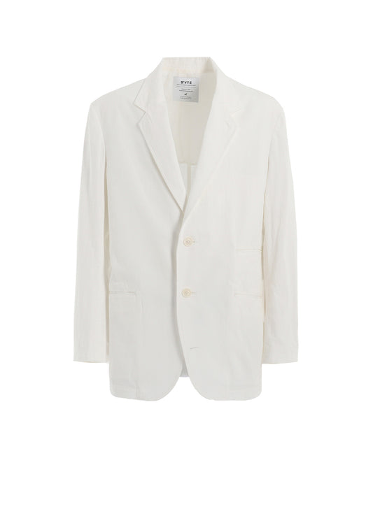 COTTON/LINEN DUNGAREE 2BS JACKET