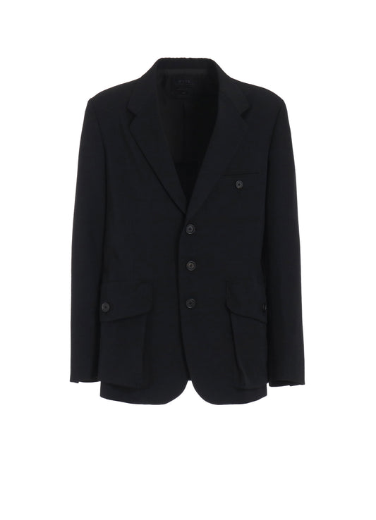 WASHER WOOL GABARDINE BIG POCKETS JACKET