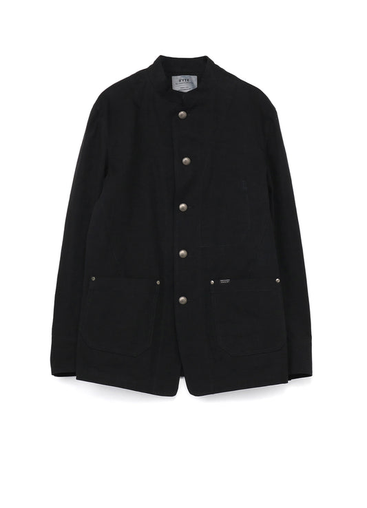 10 OZ DENIM STAND COLLAR COVERALLS JACKET
