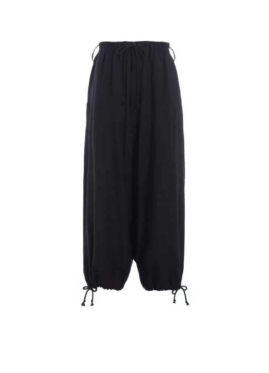 RAYON TWILL BALLOON SAROUEL PANTS