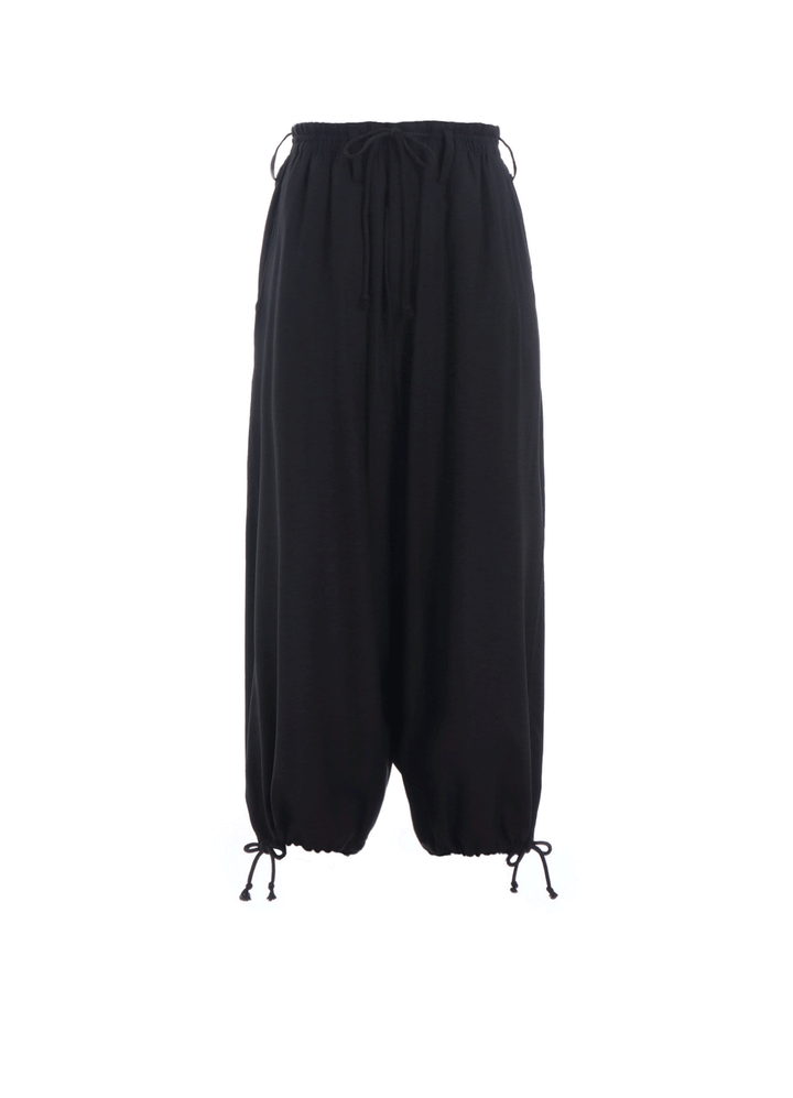 RAYON TWILL BALLOON SAROUEL PANTS