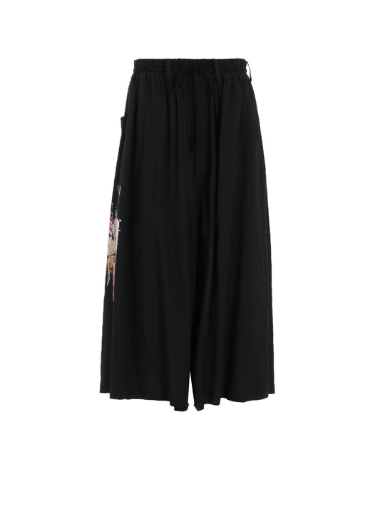 RAYON LOAN “LILY“ PRINTED CULOTTE PANT