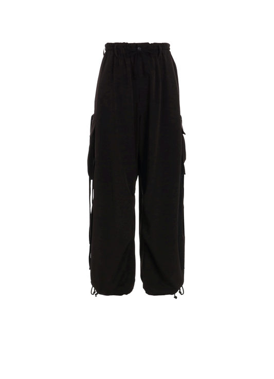 CREPE de CHINE ARMY TECHNO PANTS