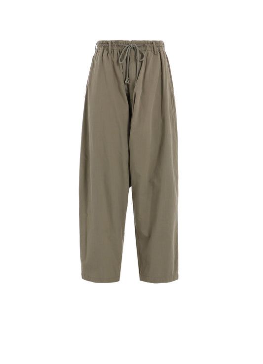 BRUSHED WASHER FINISH BROAD SAROUEL PANTS