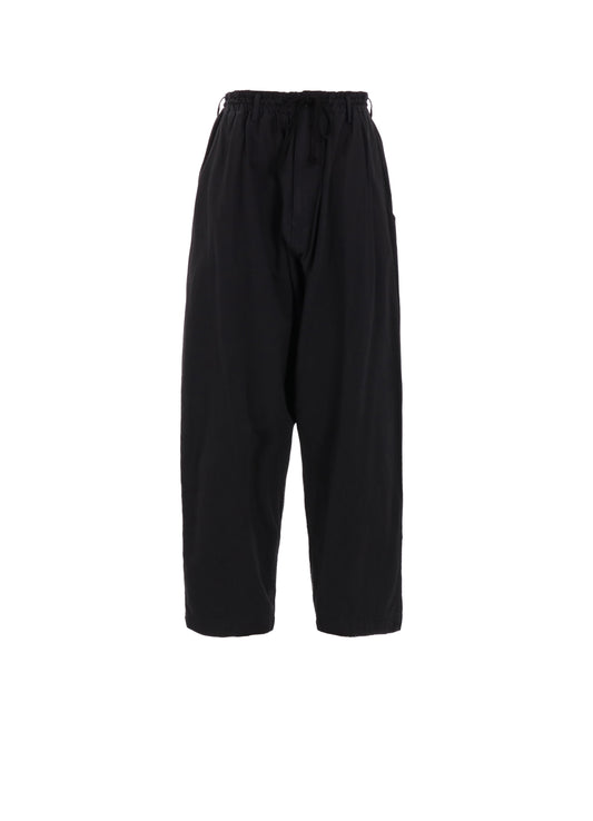 BRUSHED WASHER FINISH BROAD SAROUEL PANTS