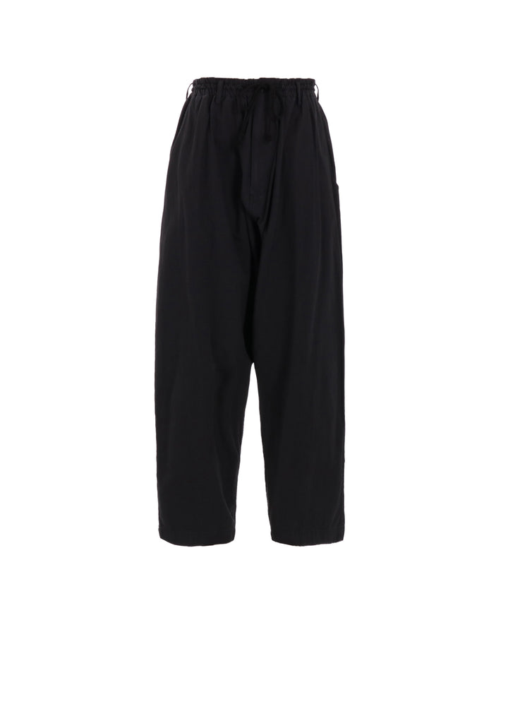 BRUSHED WASHER FINISH BROAD SAROUEL PANTS