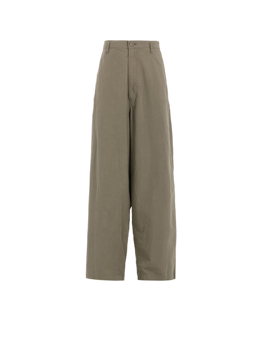 BRUSHED WASHER FINISH BROAD 5POCKET WIDE PANTS