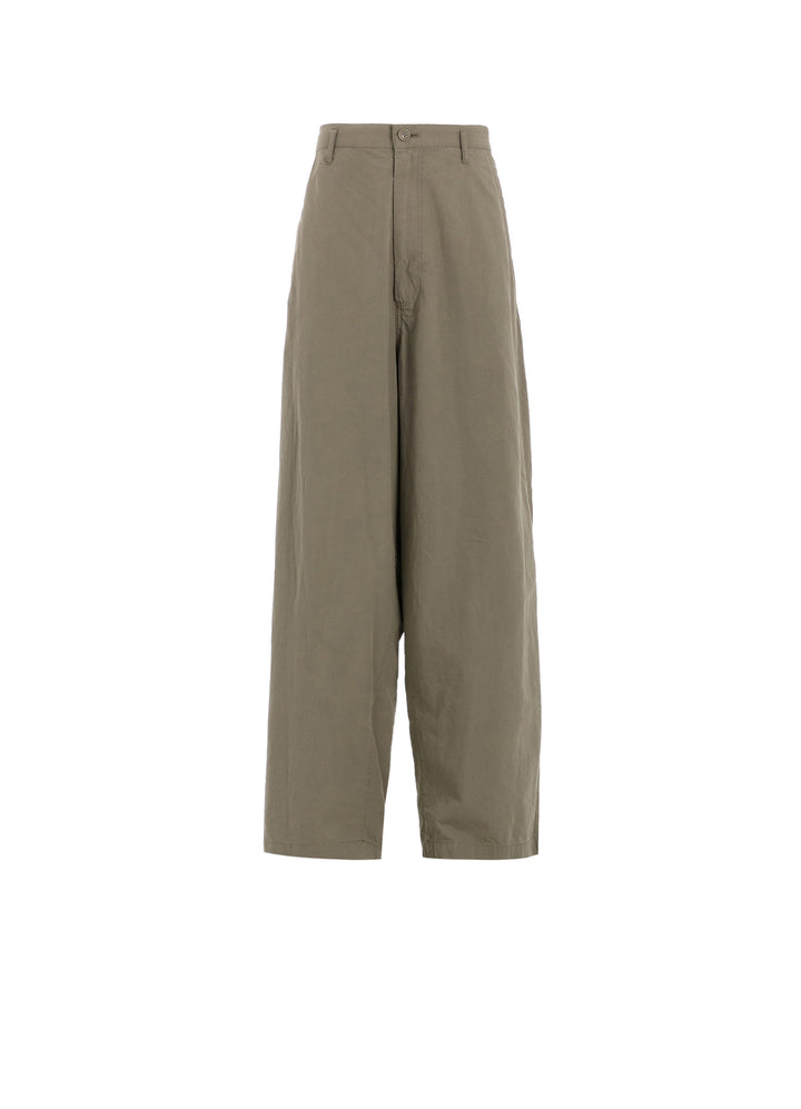 BRUSHED WASHER FINISH BROAD 5POCKET WIDE PANTS