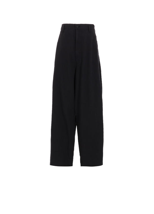 BRUSHED WASHER FINISH BROAD 5POCKET WIDE PANTS