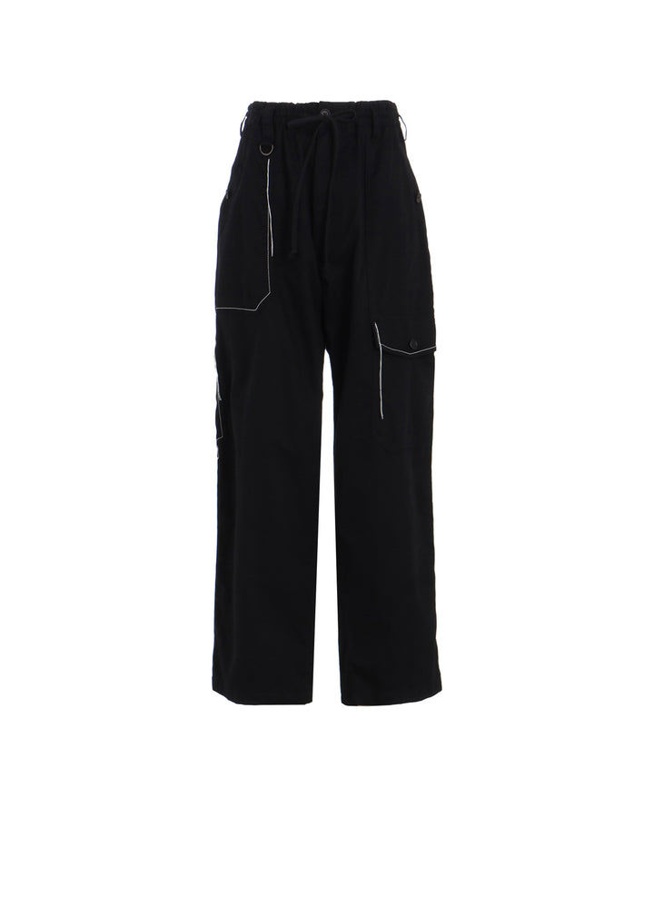 COTTON TWILL COLOR STITCHING WORK PANT