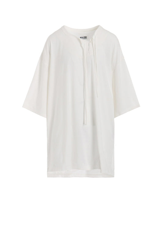 SOFT JERSEY ASYMMETRICAL SKIPPER T-SHIRT