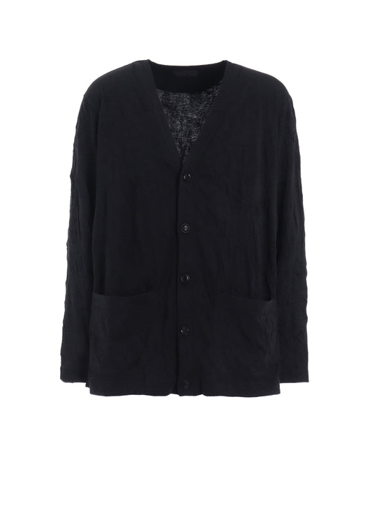 CATCH-WASHER FINISH JERSEY CARDIGAN