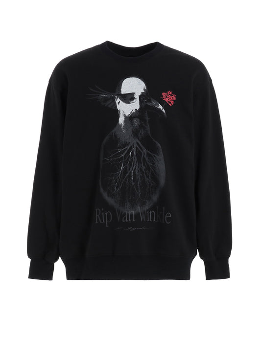 S'YTE x KOICHI IYODA ARTWORK PRINTED PULLOVER -Rip Van Winkle-