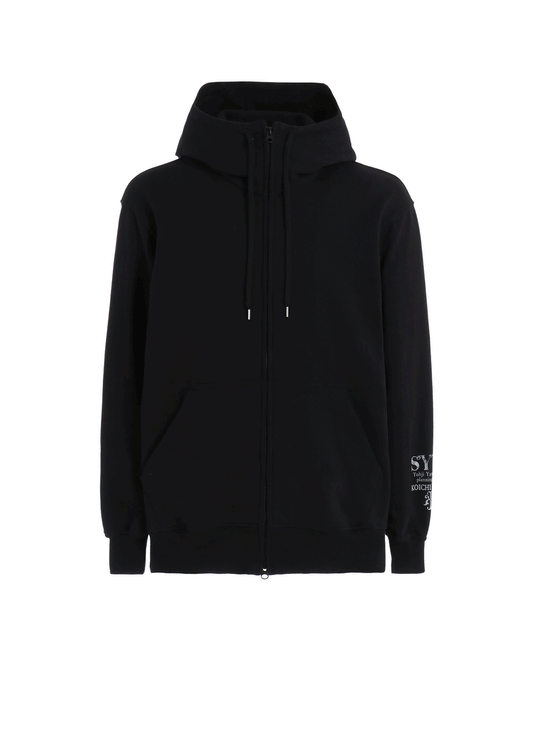 S'YTE x KOICHI IYODA ARTWORK PRINTED ZIP-UP HOODIE -Gemini-