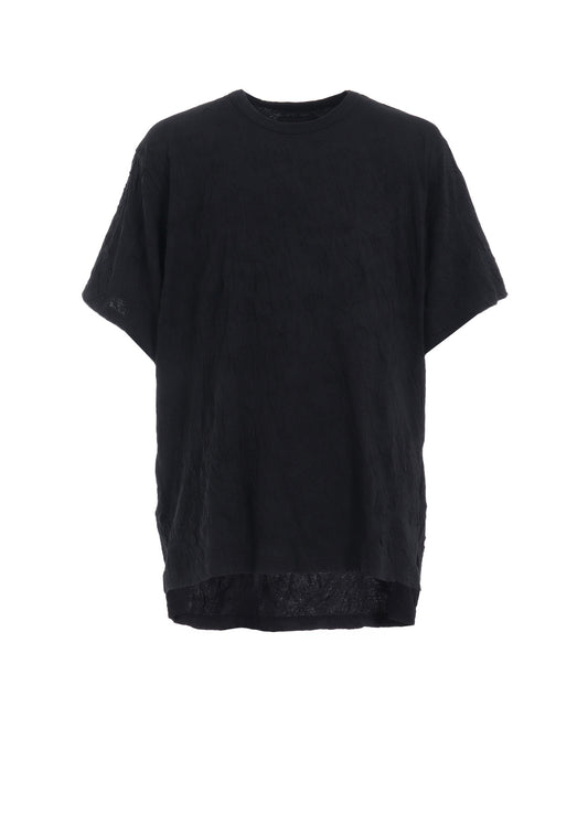 CATCH-WASHER FINISH JERSEY ROUND NECK T-SHIRT
