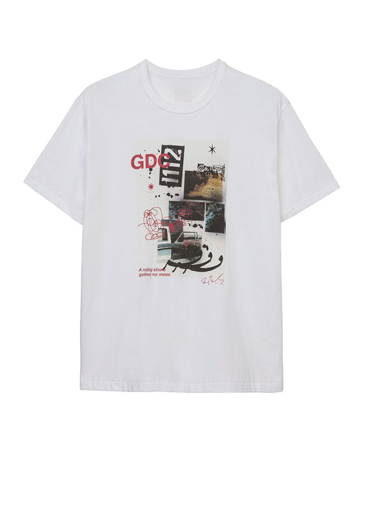 S’YTE × GDC Collaborate Collection- COLLAGE ART GRAPHIC T-SHIRT -fluctuatingly 01-