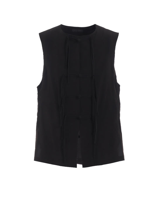 CREPE de CHINE CHINA BUTTON VEST