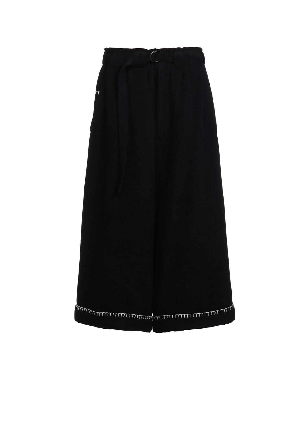 W/TOP MOSSA BELTED SAROUEL PANTS WITH BLANKET STITCH DESIGN – THE