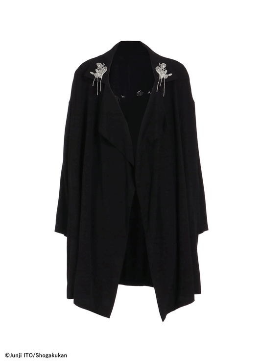 S'YTE × JUNJI ITO -UZUMAKI- KIRIE WEARING YOHJI YAMAMOTO DRAPE COAT