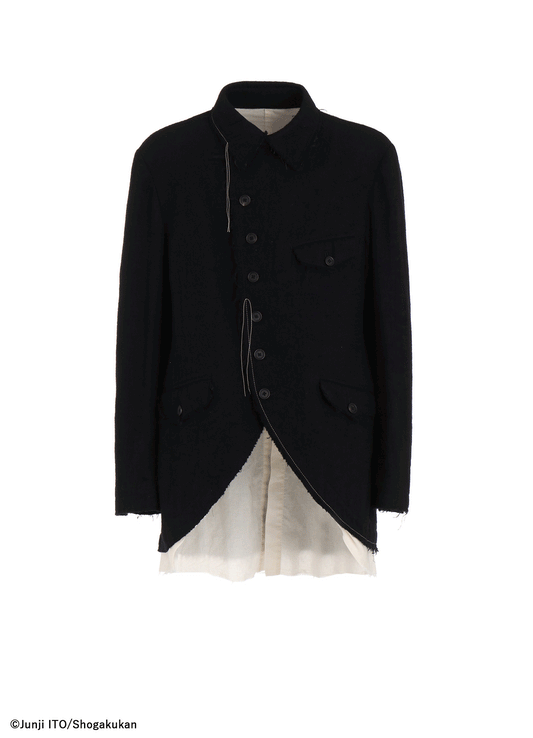 S'YTE × JUNJI ITO -UZUMAKI- KIRIE AND AZAMI PRINTED REVERSIBLE JACKET