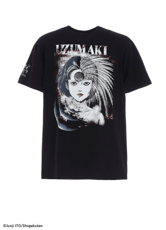 S'YTE × JUNJI ITO -UZUMAKI- AZAMI COLLAGE GRAPHIC T-SHIRT
