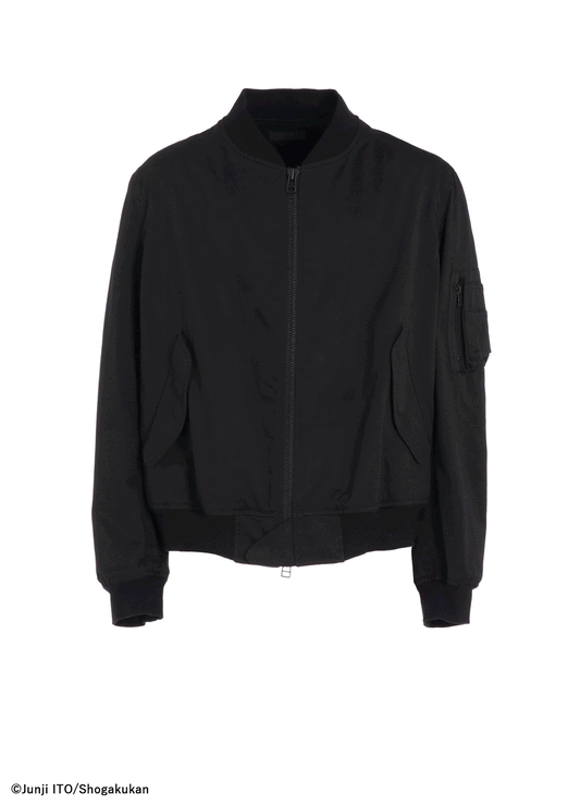 S'YTE × JUNJI ITO -UZUMAKI- AZAMI EMBROIDERY BOMBER JACKET
