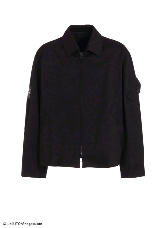 S'YTE × JUNJI ITO -UZUMAKI- KIRIE EMBROIDERY ZIPPER BLOUSON
