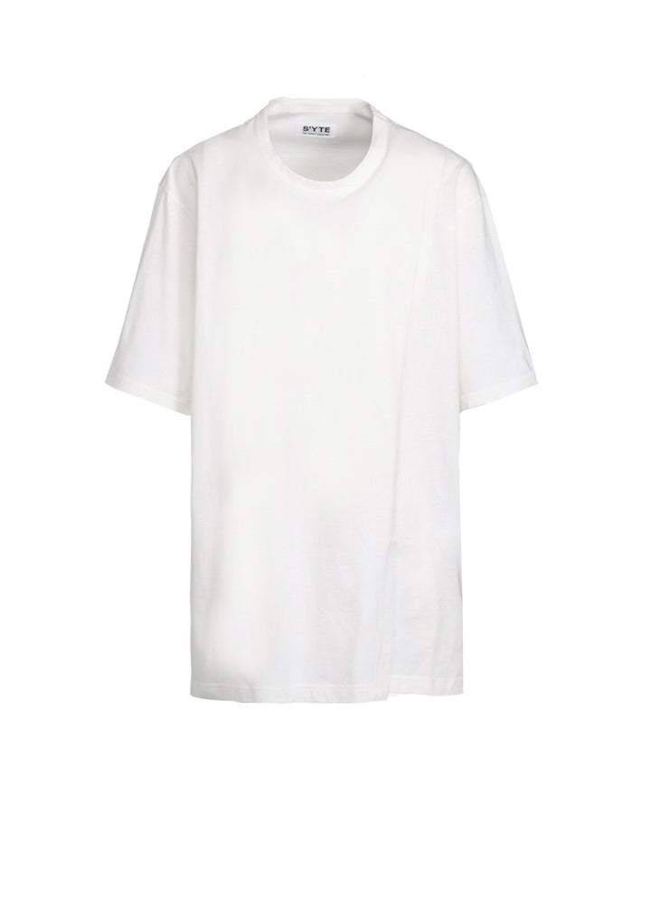 COTTON JERSEY LAYERED T-SHIRT