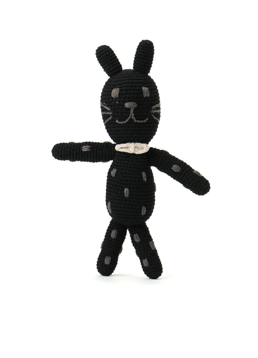 KNITTED POLKA DOT BUNNY
