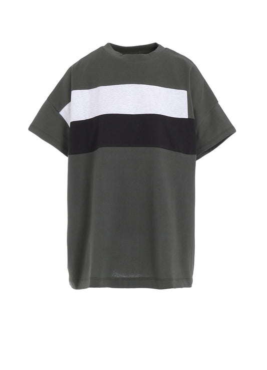 40/2 COTTON JERSEY SWITCHING PULLOVER