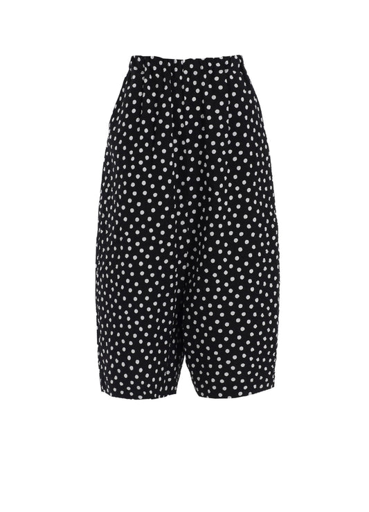 COTTON RIPPLE DOT PRINT PENGUIN PANTS