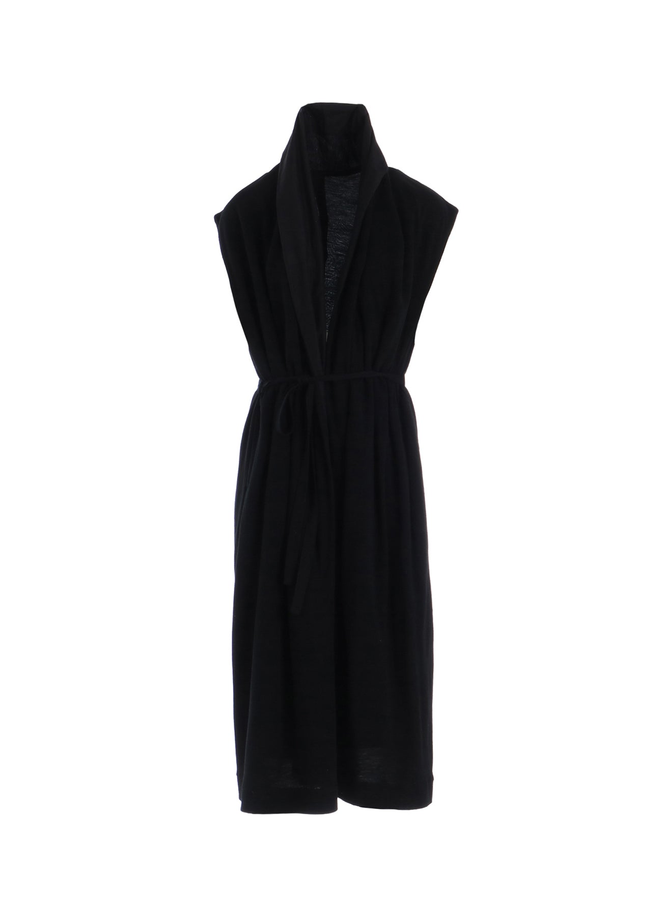 WOOL JERSEY + COTTON SILK LOAN LONG GILET – THE SHOP YOHJI YAMAMOTO