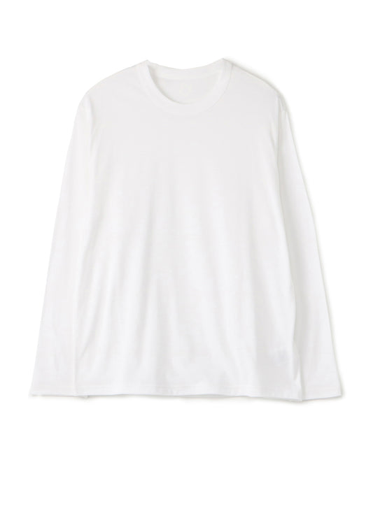 60/2 COTTON SUVIN GIZA JERSEY LONG SLEEVE T-SHIRT (L)