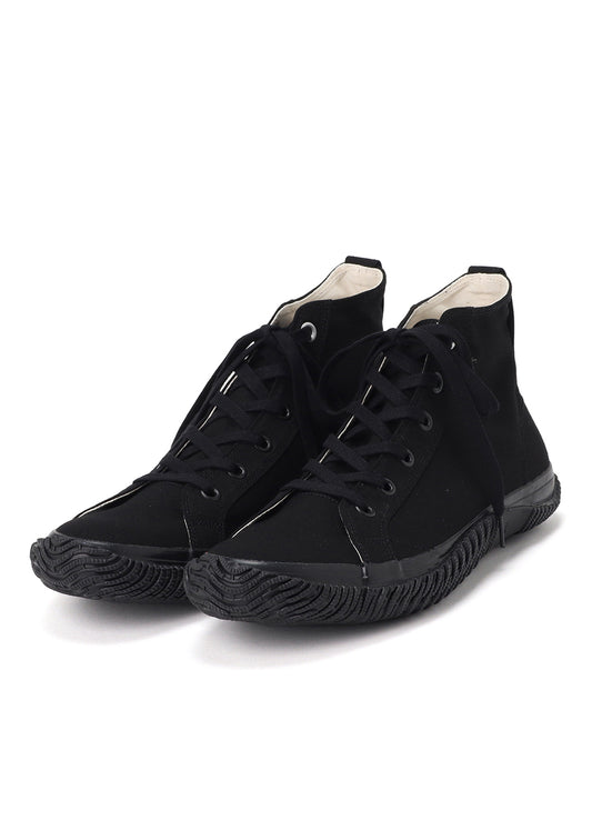 COTTON CANVAS LOW-TOP SNEAKERS
