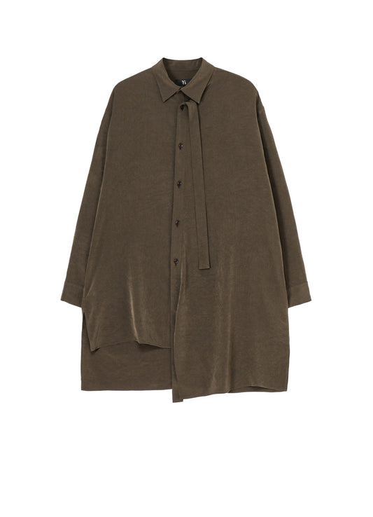 CREPE de CHINE FRONT PLACKET BLOUSE