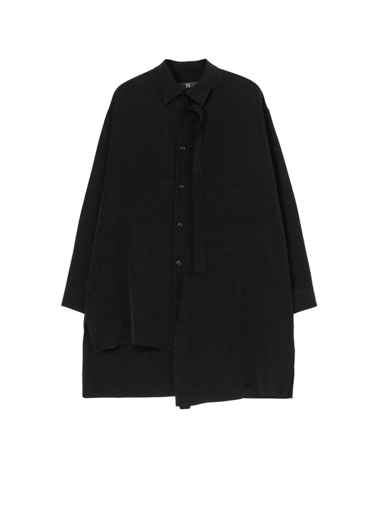 CREPE de CHINE FRONT PLACKET BLOUSE