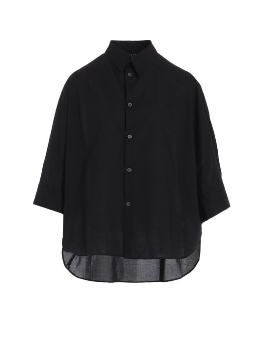 COTTON LAWN CAPE BLOUSE