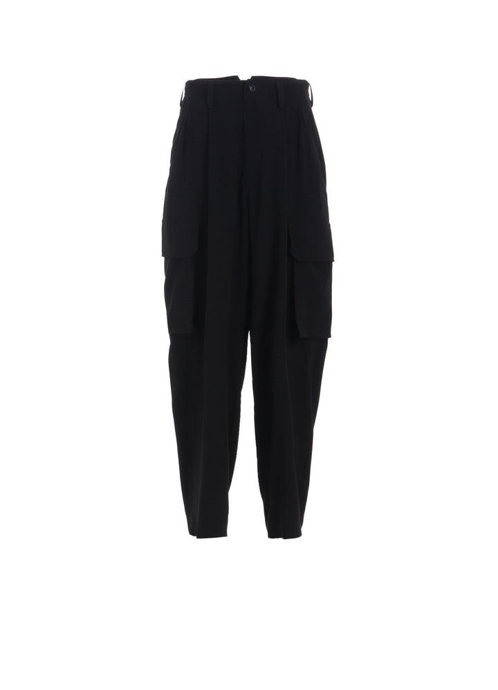 CREPE de CHINE CARGO PANTS