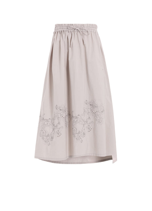 COTTON BROAD BALLER LACE SKIRT