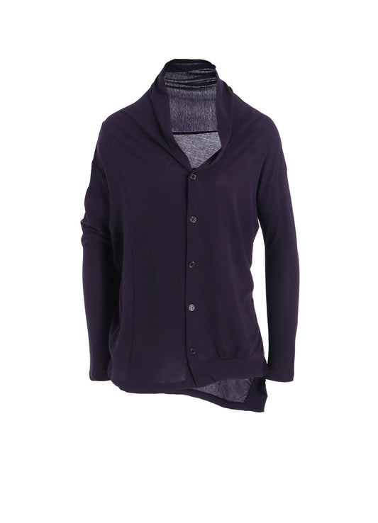60/- COTTON  HARD TWISTED LONG SLEEVE CARDIGAN
