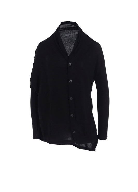 60/- COTTON  HARD TWISTED LONG SLEEVE CARDIGAN