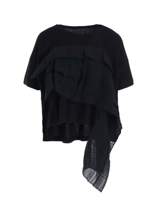 LYOCELL/COTTON HALF SLEEVE T