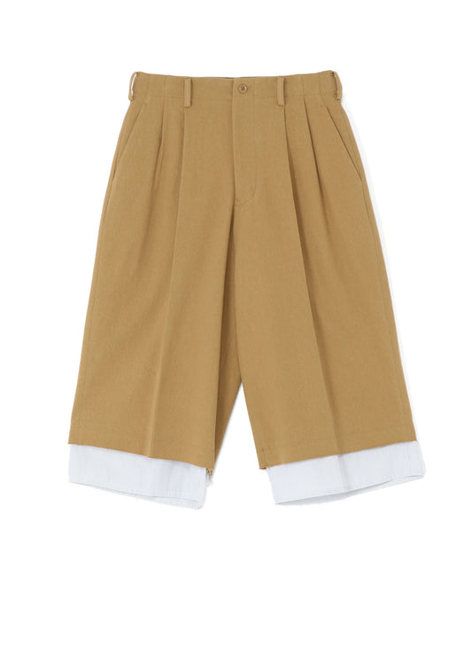 COTTON LINEN SUNDRIED WASHER CUT OF PANTS