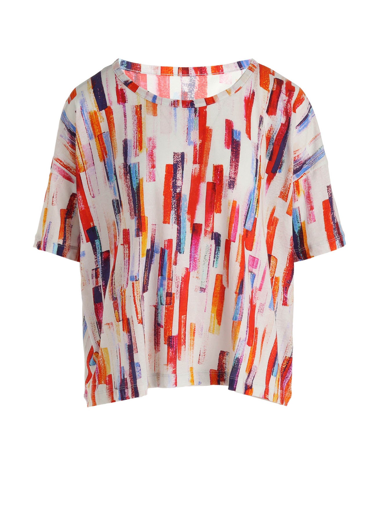 トップス Yohjiyamamoto COTTON BRUSH STROKE SHORT SLEEVE CROPPED T – THE SHOP YOHJI YAMAMOTO