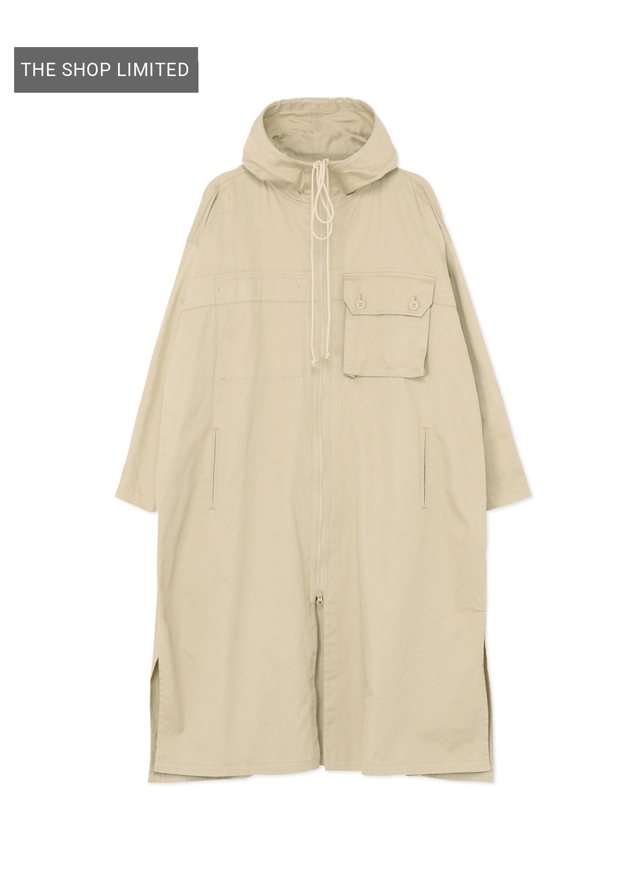 Y's BORN PRODUCT] COTTON TWILL HOODED COAT – THE SHOP YOHJI