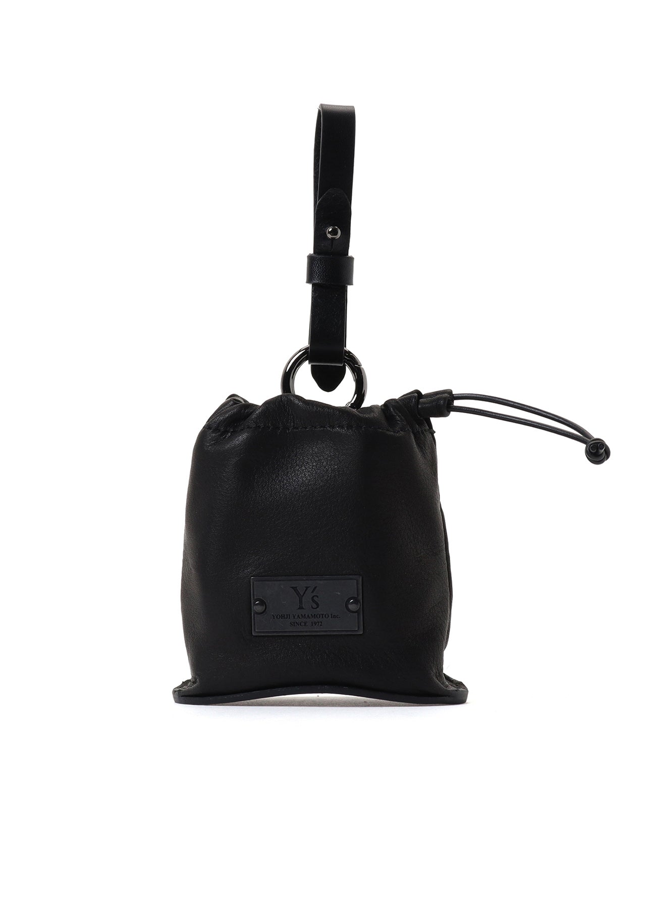 WATER DYED SOFT LEATHER CURVED POUCH CHARM – THE SHOP YOHJI YAMAMOTO