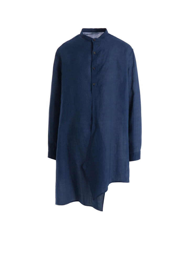 RAMIE STAND COLLAR BLOUSE