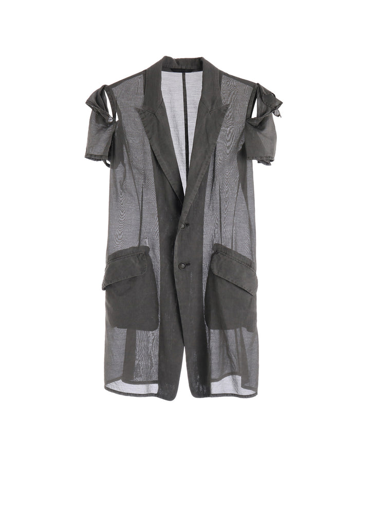 CUPRO/COTTON GARMENT DYED JACKET