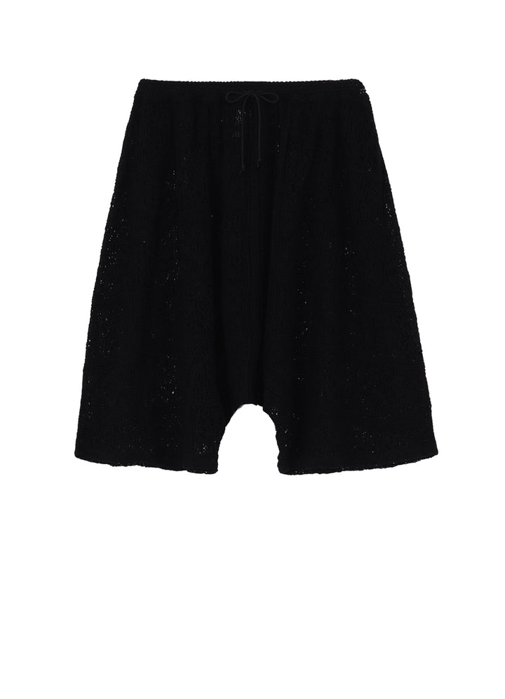 MEXICAN TILE PATTERN KNIT HALF PANTS