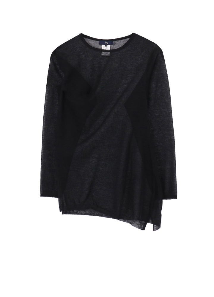 ALLONGE SHEER LONG DRAPE KNIT